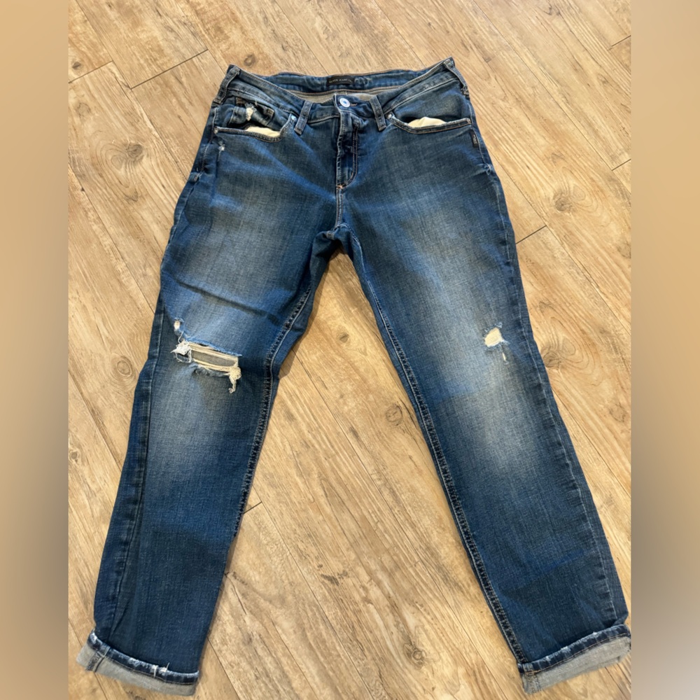 Silver Jeans Classic Blue Denim Boyfriend